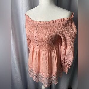 A.Z.I.  Peasant blouse.